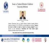 Bölümümüz Araştırma Görevlisi Dr. Ali Öztürk'ün Projesi Gençlik ve Spor Bakanlığı Tarafından Desteklenmeye Hak Kazandı