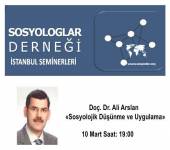 Doç.Dr. Arslan SOSYODER’de: İslam toplumlarını anlamak için düşünceye ve uygulamalı sosyolojiye ağırlık vermeliyiz